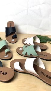 THREELOOK Official - Sendal Jepit Wanita Sandal Kulit Wanita Terbaru Anti Licin - NAYLA