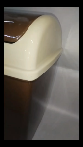 Brown Plastic Trash Can with Swing Cover/Basurahan/Trashcan Trash Can/Waste Basket/Dust Bin/Recycle Bin/Garbage Can