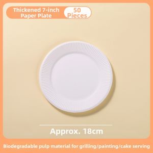 TAFUMAN | Disposable Food Grade Biodegradable Dinner Plates