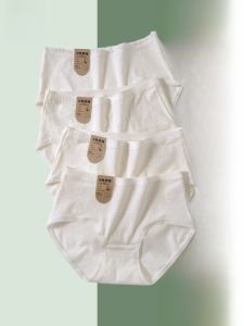 MiiOW | Quần lót cotton nguyên chất in họa tiết thoáng khí cho nữ quần lót cotton kháng khuẩn cạp vừa quần lót tam giác cho nữ