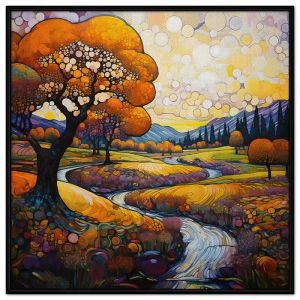 Tranh treo tường dán tường Canvas tranh phong cảnh trừu tượng. CGI-17