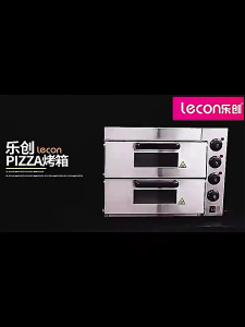 [ขายดี]Leconchef electric pizza maker oven 3000w up to 350 degree with stone แบบ2ชั้น ความจุสูงเป็น52L สามารณจับเวลา  ชั้นบนและล่างแยกตัวควบคุมอุณหภูมิ  อบขนมปังและเค้ก พิซซ่าได