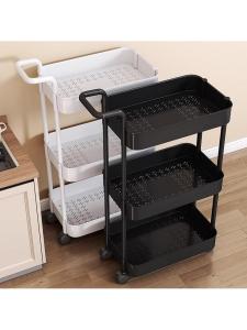 ตู้เสื้อผ้าแบบเคลื่อนที่สำหรับครัวและห้องน้ำ ชั้นวางของหลายชั้น สำหรับใช้ในบ้าน ตู้เสื้อผ้าแบบพกพาได้ อุปกรณ์จัดระเบียบ