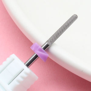 Professional Carbide Nail Drill Bits - 3/32" FitSmooth Round Top for Acrylic Gel & Natural Nails - Odorless Pedicure & Manicur