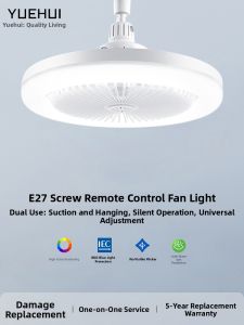 YUEHUI | Quiet Home Use Ceiling Fan with Light E27 Socket