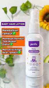 Purela Hair Lotion 60 ml - Lotion Rambut Bayi Anak - Perawatan Rambut Bayi - Bahan Alami dan Organik Original Siap Kirim