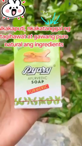 PYARY [Bundle] Turmeric Soap Original Handmade Soap 75g Antibacterial and Anti-inflammatory Pyary Turmeric Soap (ORIGINAL)