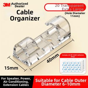 3M | Self-Adhesive No-Drill Cable Organizer