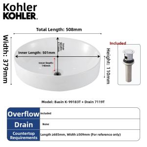 Kohler | Artistic Home Use Small Ceramic Basin