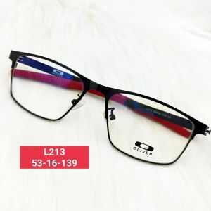 กรอบแว่นตา กรอบแฟชั่น OLIVER L213 Eyewear ทรงเต็มกรอบ น้ำหนักเบา กรอบแว่นนำไปตัดเลนส์สายตาได้ ใส่ได้ทั้ง ชาย/หญิง