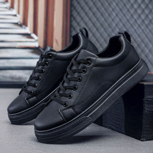 Mens Flat Bottom Casual Sneakers Heightening Thick Bottom Versatile Trendy Shoes Student Sports Shoes Comfortable All-Match