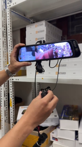 Camera hành trình ô tô X10 Pro 3 mắt trước trong và sau xe màn gương lớn 2K kết nối điện thoại Cảnh báo làn đường va chạm hỗ trợ quay đêm nét bảo hành 12 tháng