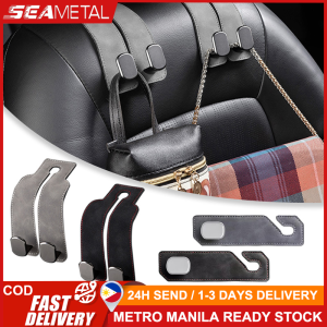 SEAMETAL Car Seat Storage Hook Suede Headrest Hanging Car Holder Storage Organizer Universal