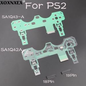 Conductive Film & Joystick Button Film Socket For PS2 Dualshock SA1Q42A SA1Q43-A Conductive Film 18P / 19P Slot Connector Parts
