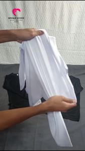 Kaos Manset Anak Warna Putih Usia 1-15 Th Bahan Spandek Balon Soft Lengan Panjang Atasan Anak Perempuan Manset Dalaman Anak Lengan Panjang Polos Ukuran Size SS S M L XL XXL XXXL Adem Nyaman Dipakai