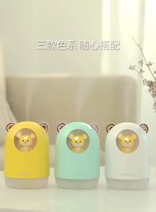 เครื่องพ่นไอน้ำ 300มล เครื่องฟอกอากาศ เครื่องเพิ่มความชื้น สําหรับบ้าน รถยนต์ ตัวการ์ตูนเสือ 3 สี น่ารัก
