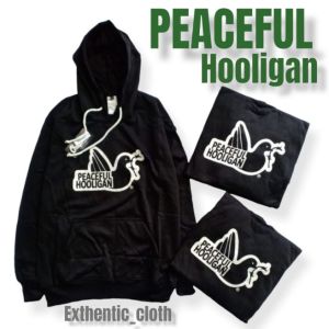 Jaket Hoodie Murah Sablon Size XL