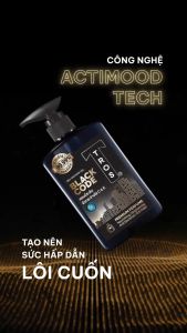 Sữa Tắm Nam Hương Nước Hoa TROS Black Code Vitamin C & E Cao Cấp - Ngăn Mùi Sáng Da Diệt Khuẩn 450ml