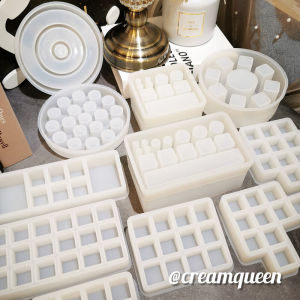 New Large Flat Mouth Multi-Slot Lipstick Holder Storage Box & Silicone DIY Handmade Drip Glue Display Stand