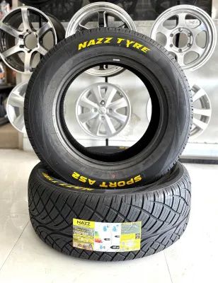265/60R18 114V NAZZ SPORT AS2 TW280AA(สายซิ่ง ตัวอักษรข้างแก้มสีเหลือง) ยางใหม่ปี 25🔺 ราคาโปร2เส้น✅ แถมจุ๊บลมยางแท้😍 มีรับประกันนาน2ปี 50000 กิโล✅❤️