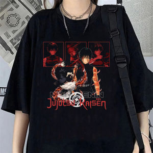 Bandai | 2026 Fashion Maki Zenin T-shirts Women Japanese Anime Comic T-shirts Jujutsu Kaisen Female Funny Clothing