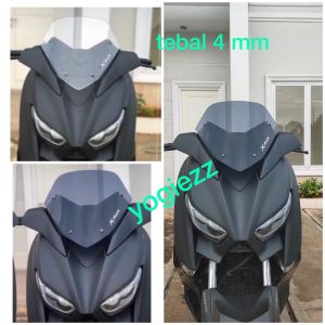 windshield yamaha xmax diamond malossi visor diamon xmax 250 visor tameng depan xmax diamond permata flyscreen