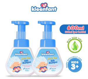 Kleenfant [Buy 1 Take 1] Active Boys Kids Shampoo Fresh Scent w/ Aloe Vera for Smooth & Healthy Hair 300ml
