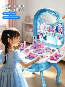 YIRANJIA | Bộ Trang Điểm Công Chúa Elsa Không Độc Hại Có Thể Giặt Rửa