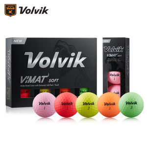 Colorful Matte Practice Golf Balls 12 Pieces