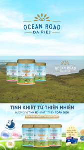 Sữa công thức Hữu cơ chứa đạm A2 Ocean Road Dairies số 1 Nhập khẩu Úc