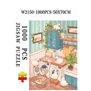 500/1000/1200/2000PCS Jigsaw Puzzle Peaceful Duck Animal Scene For Adults Ideal For Stress Relief And Relaxation
