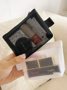 Transparent Net Mesh Coin Wallet Key Organizer