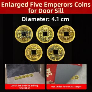 RUINIAN | Fengshui Protective Five Emperor Coins Threshold Ornament