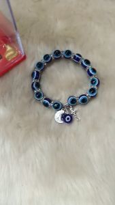 Top Trending Evil Eye Lucky Charm Bracelet with St Benedict & Cross Cleansed with Salt