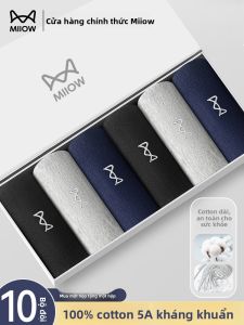 Tất nam MiiOW bằng cotton dài đến giữa bắp chân chống mùi kháng khuẩn - mùa xuân thu
