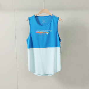 เสื้อกั๊กวิ่งแบบหลวมสำหรับผู้ชาย ระบายอากาศได้ดี แห้งเร็ว ทรงหลวม วัสดุโพลีเอสเตอร์ ฤดูร้อน ปี 2024 แฟชั่นสตรีท