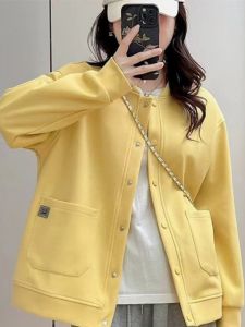 AIYITI | Plus Size Fashionable Casual Long Sleeve Baseball Jacket 2026 New Style