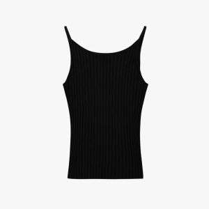 New Arrival August 31 16:00 FORNN Salted Sea Vest Slimming Vertical Stripe Design Camisole Tank Top Womens Fashion Casual Style