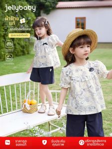 Jelly Baby | Bộ Đồ Bé Gái Mỏng Cotton Hè 2 Cái