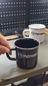 แก้วอีนาเมล Petromax Enamel Mug แก้วเหล็กเคลือบ 300ml. ใส่ร้อนเย็น ทนรอยขีดข่วน น้ำหนักเบา (พร้อมส่งไทย)
