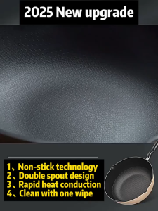 【24 hour shipping】non stick pan cooking pan non stick honeycomb non stick wok honeycomb frying pan non stick kuali honeycomb wok pan stainless steel pan stainless steel wok honeycomb wok frying