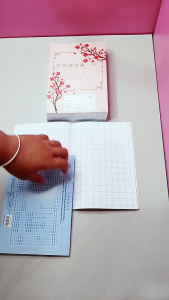 [ยกโหล] Saengroong สมุดคัดจีน เส้นตาราง เล็ก-กลาง-ใหญ่ 12เล่ม/โหล