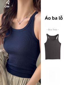 MiiOW | Áo ba lỗ cổ tròn thêu American Classic dành cho nữ MiiOW Cat Person Áo ba lỗ thời trang đa năng có thể mặc ngoài trời mùa hè 2025