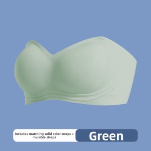 MsPai | Invisible Strapless Summer Bra Thin Large-Breast Smoothing Anti-sagging Non-slip Gathering