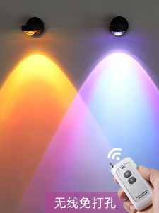 ไฟแฟลส์แบบไร้สายพร้อมแบตเตอรี่ ไฟตกแต่งภายใน ไฟ LED ควบคุมด้วยมือ ไม่ต้องเจาะฝ้า แหล่งกำเนิดแสง LED ไฟตกแต่ง