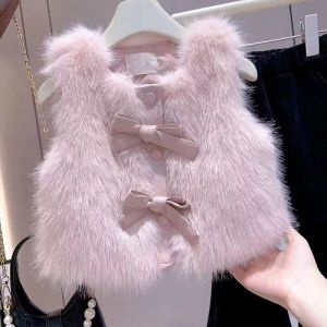 Imitation Fur Warm Childrens Vest