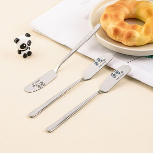 WORTHBUY Cute 304 Stainless Steel Butter Cheese Knife 2/4PCS Bread Jam Spreader Wipe Cream Cheese Cutter Tableware Kitchen Tools