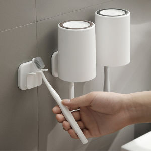 Homenhome household bathroom toothpaste and toothbrush storage cup creative simple thickened large capacity portable non-slip base mouthwash cup