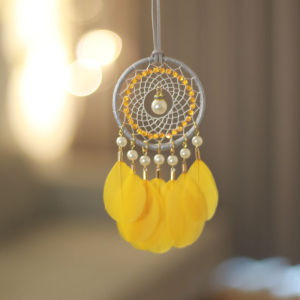 Dreamcatcher Automobile Hanging Ornament Decoration Feather Ornaments Car Pendant Creative Hand Weaving Gift Car Hanging