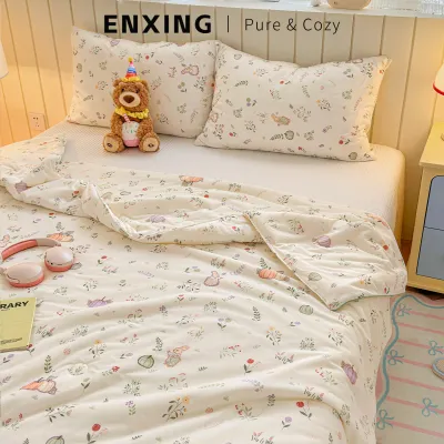 ENXING | Chăn Hè Nhẹ Dễ Giặt Kích Thước Đơn Cho Trẻ Em